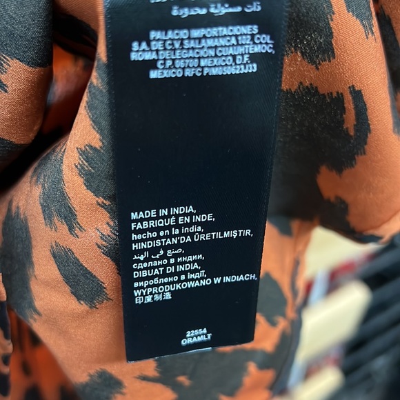 NWT,bebe Faux Wrap Tiered Skirt Dress,oramilt color - Picture 15 of 17